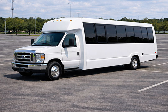 25-passenger minibus available for charter in Conroe, TX